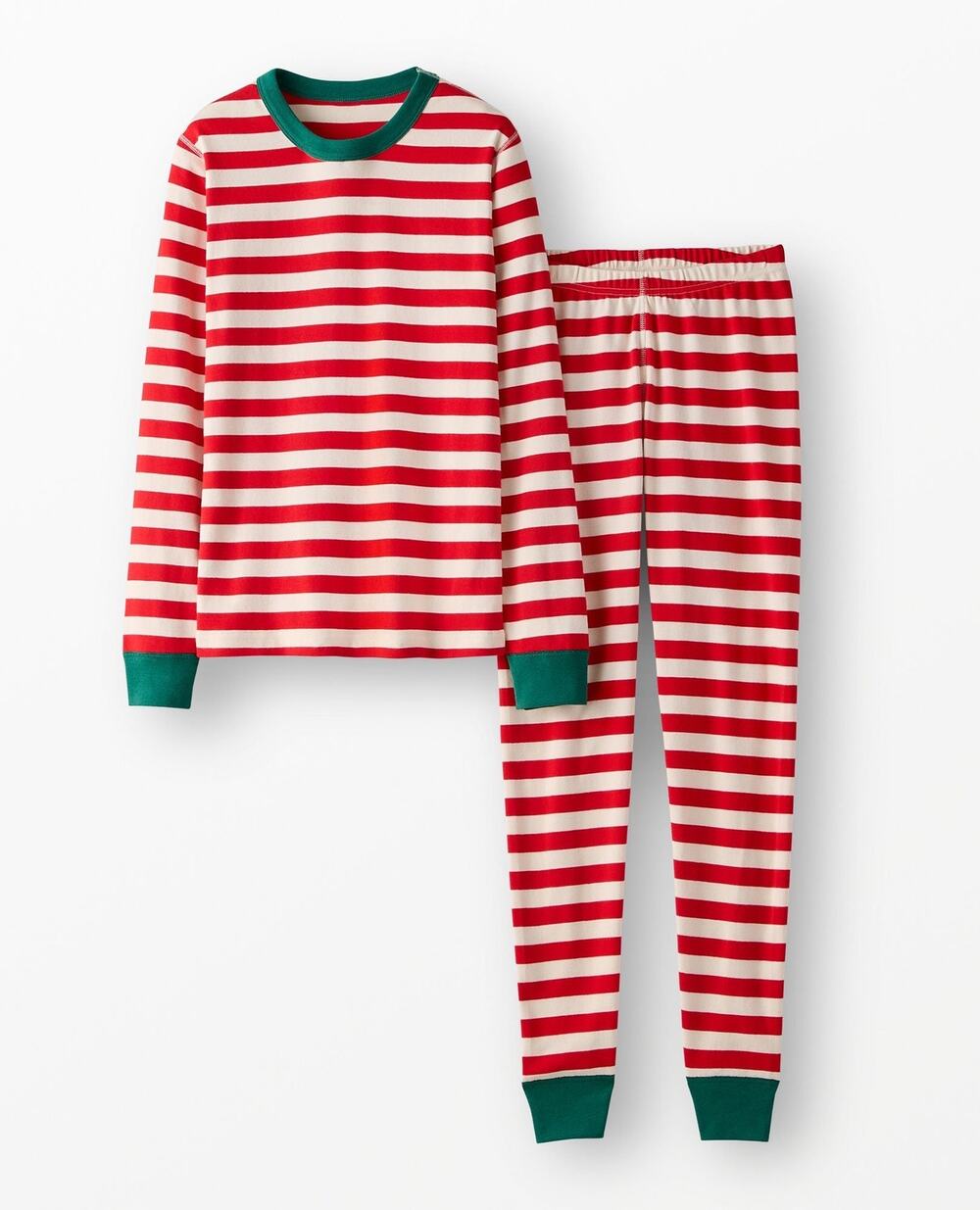 Mini Boden Red & White Striped Pajama Set - Size 9Y